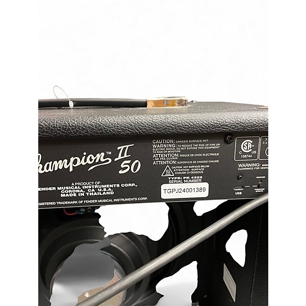 Used Fender CHAMPION II 50 Guitar Combo Amp