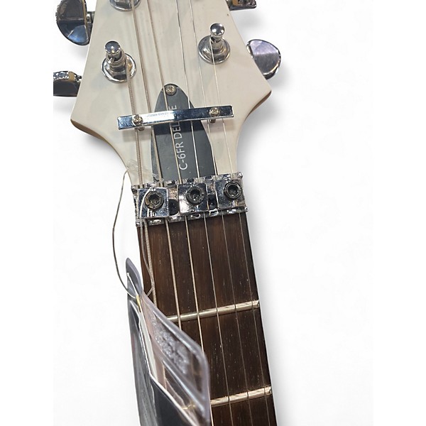 Used Schecter Guitar Research C-6 Deluxe Alpine White Solid Body Electric Guitar