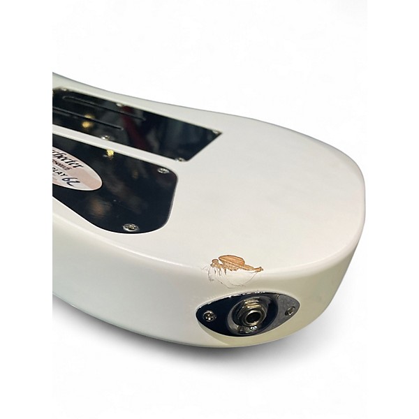 Used Schecter Guitar Research C-6 Deluxe Alpine White Solid Body Electric Guitar