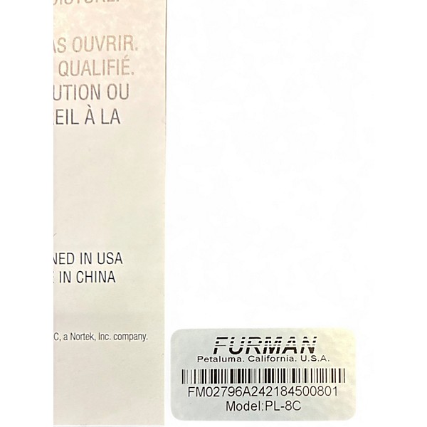 Used Furman PL-8C Power Conditioner