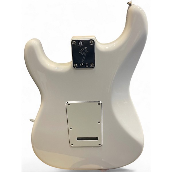 Used Fender Player Stratocaster White Solid Body Electric Guitar