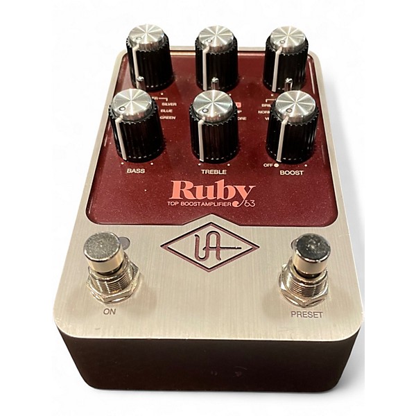 Used Universal Audio UAFX Ruby '63 Guitar Preamp
