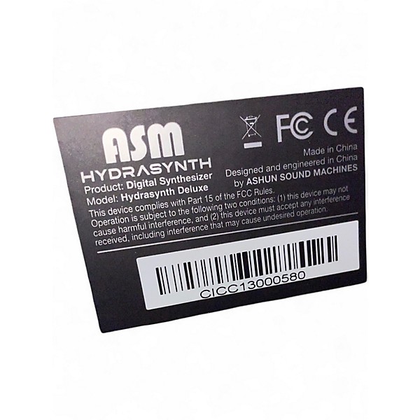 Used Asm HYDRASYNTH DELUXE Synthesizer