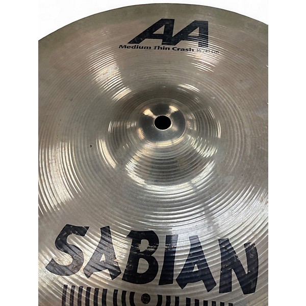 Used SABIAN 16in AA Medium Thin Crash Cymbal