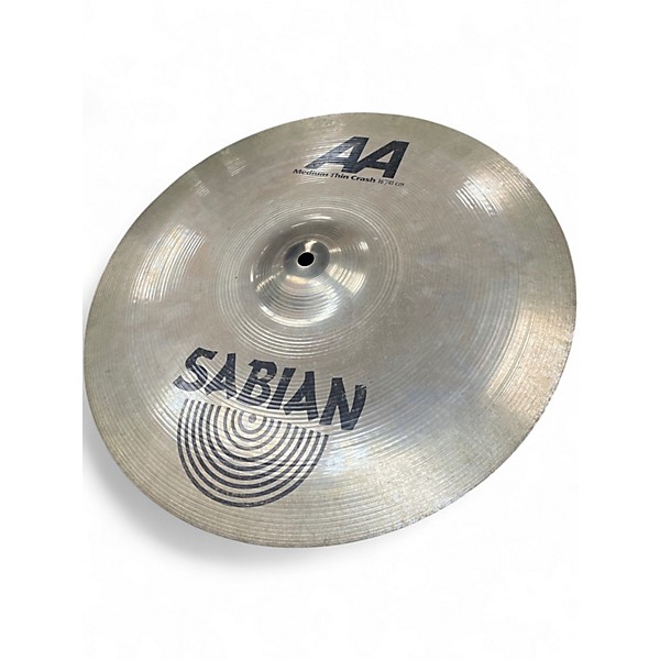Used SABIAN 16in AA Medium Thin Crash Cymbal