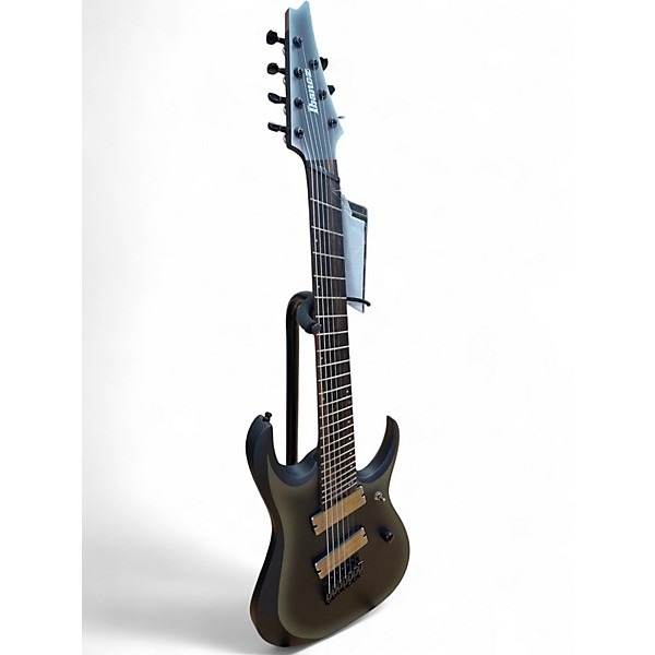 Used 2022 Ibanez RGD71ALMS BLACK AURORA Solid Body Electric Guitar
