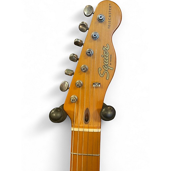 Used Squier Telecaster Red Solid Body Electric Guitar