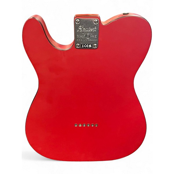 Used Squier Telecaster Red Solid Body Electric Guitar