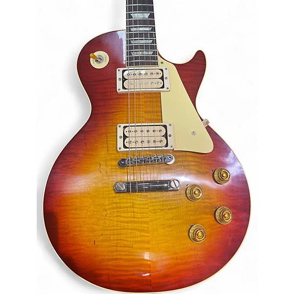 Used Gibson Custom M2M '59 Les Paul Standard Reissue VOS Hand Select Top Factory Burst Solid Body Electric Guitar
