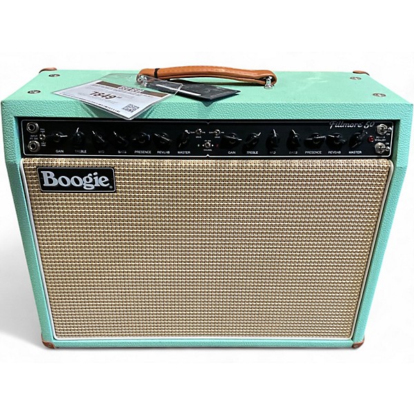 Used MESA/Boogie Fillmore 50 Custom Surf Bronco, Cream & Tan Grille Tube Guitar Combo Amp