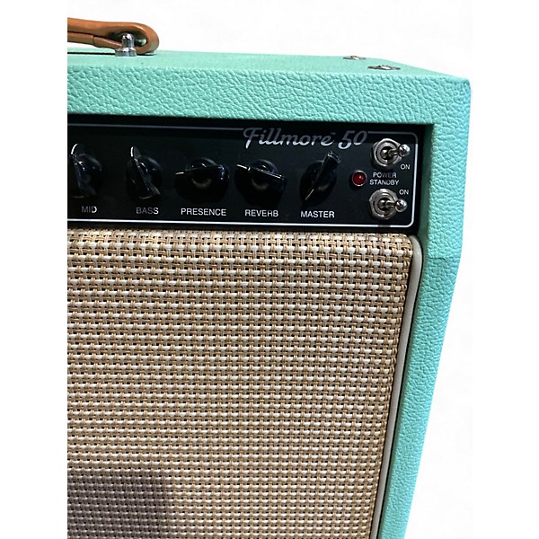 Used MESA/Boogie Fillmore 50 Custom Surf Bronco, Cream & Tan Grille Tube Guitar Combo Amp