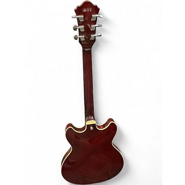 Used Ibanez AS73 Artcore Left Handed Wine Red Hollow Body Electric Guitar