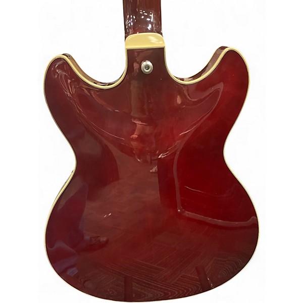 Used Ibanez AS73 Artcore Left Handed Wine Red Hollow Body Electric Guitar