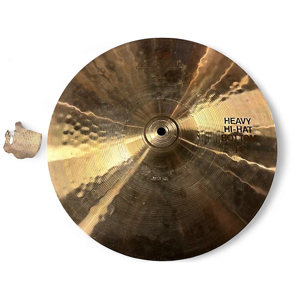 Used Paiste 14in 404 Heavy Hi Hat Pair Cymbal
