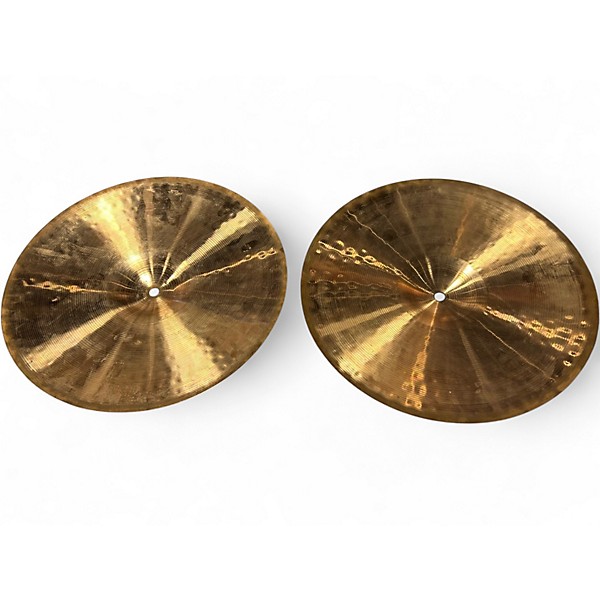 Used Paiste 14in 404 Heavy Hi Hat Pair Cymbal