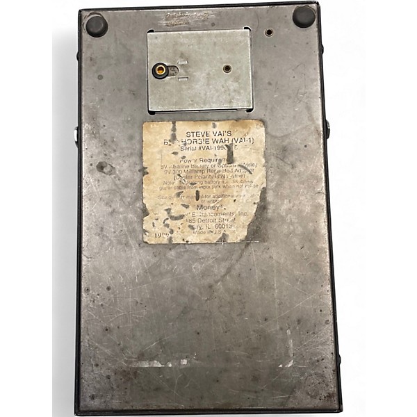 Used Morley Steve Vai Bad Horsie Wah Effect Pedal