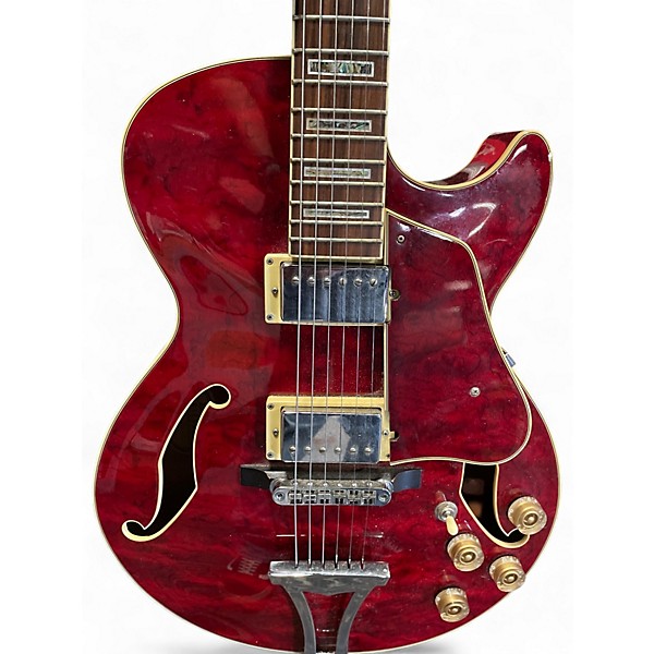 Used Ibanez AG85 ARTCORE Red Hollow Body Electric Guitar