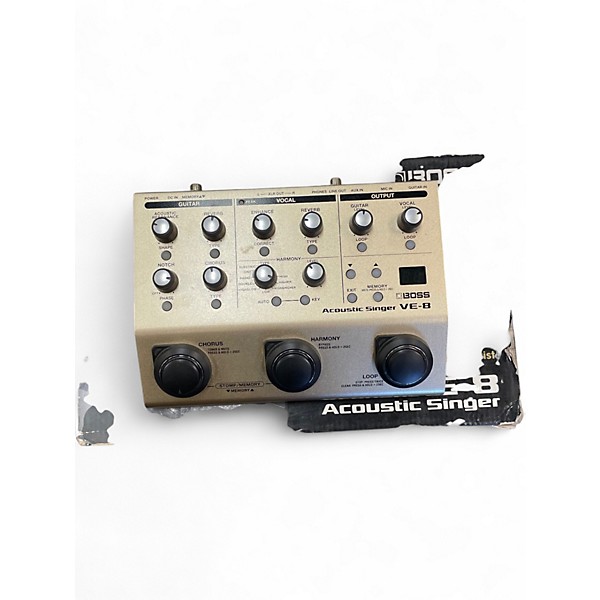Used BOSS VE8 Acoustic Singer Effect Processor