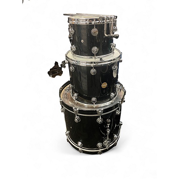 Used Sound Percussion Labs 3 Piece Kicker Gray Sparkle Drum Kit