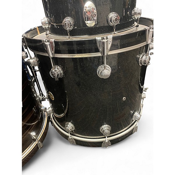 Used Sound Percussion Labs 3 Piece Kicker Gray Sparkle Drum Kit