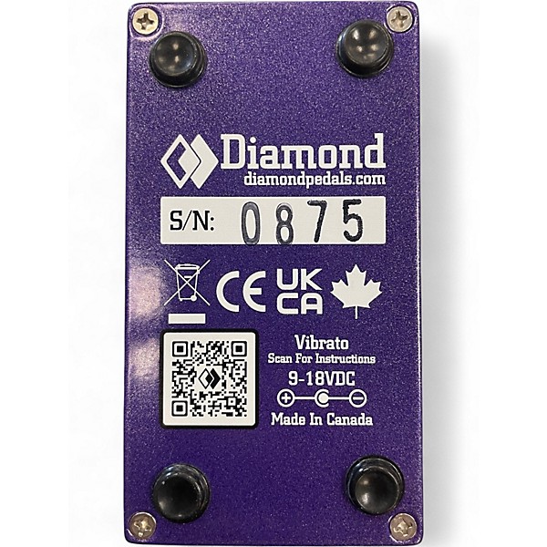 Used DIAMOND PEDALS VIBRATO Effect Pedal