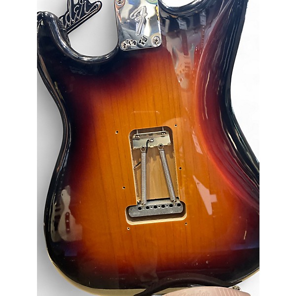 Used Fender Player Series Stratocaster 3 Color Sunburst Solid Body Electric Guitar