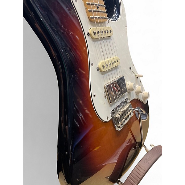 Used Fender Player Series Stratocaster 3 Color Sunburst Solid Body Electric Guitar