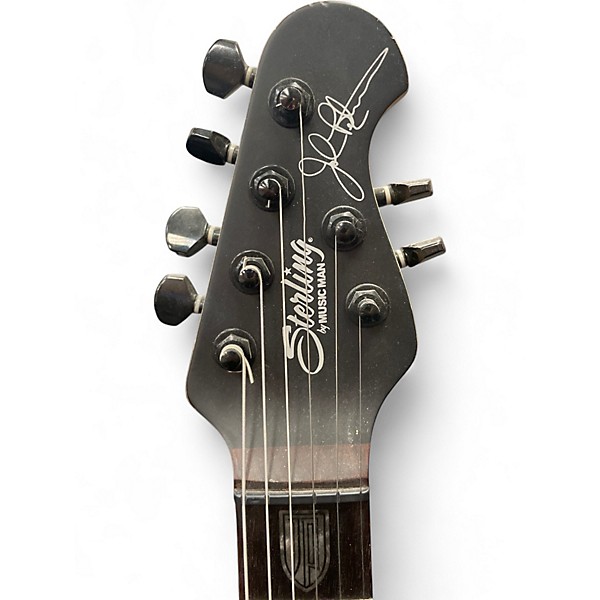 Used Sterling by Music Man JP60 John Petrucci Signature Black Solid Body Electric Guitar