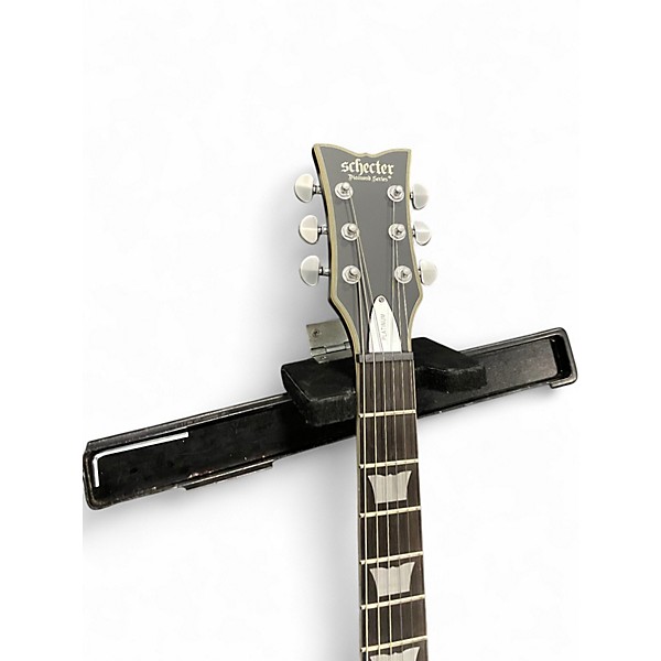Used Schecter Guitar Research S-II Platinum Black Solid Body Electric Guitar