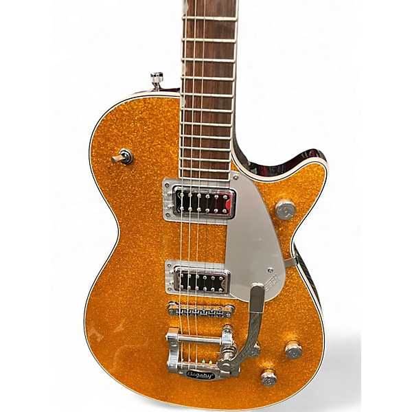 Used Gretsch Guitars G5230T Gold Sparkle Solid Body Electric Guitar