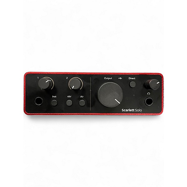Used Focusrite Scarlett Solo Gen 4 Audio Interface