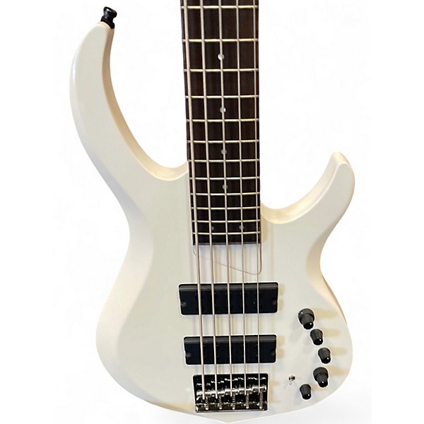 Used Marcus  Miller M2 White Electric Bass Guitar