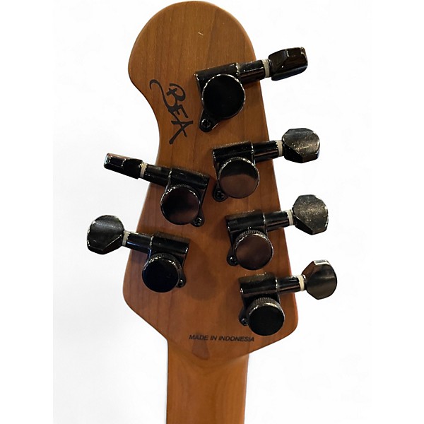 Used Sterling by Music Man Rabea Massaad Artist Series Sabre Ashen Burst Solid Body Electric Guitar