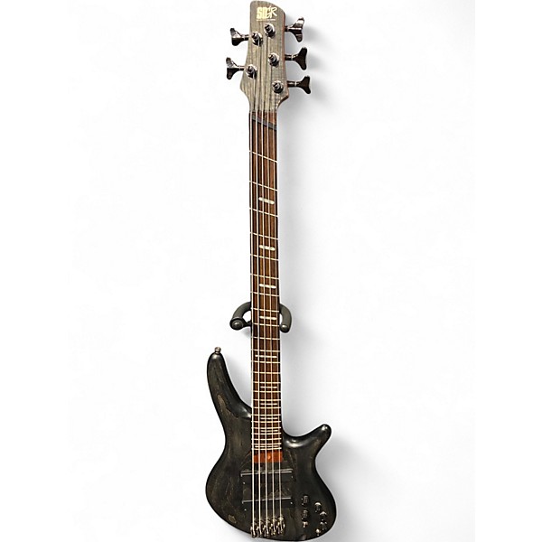 Used Ibanez SRFF805 BLACK STAIN Electric Bass Guitar