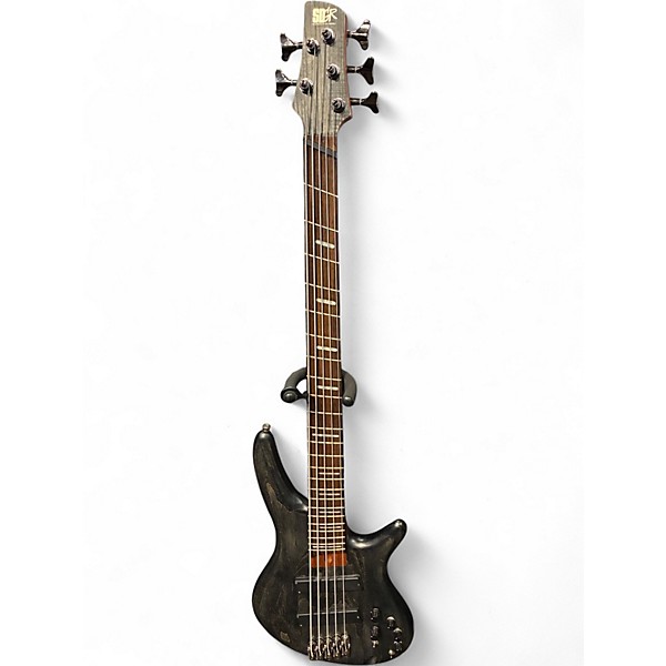 Used Ibanez SRFF805 BLACK STAIN Electric Bass Guitar