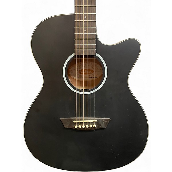 Used Washburn Deep forest black Acoustic Electric Guitar