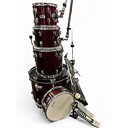 Used Pulse 5 Piece 5 Piece Drum Kit Maroon Drum Kit