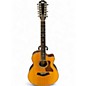 Used Taylor 856CE Natural 12 String Acoustic Electric Guitar thumbnail