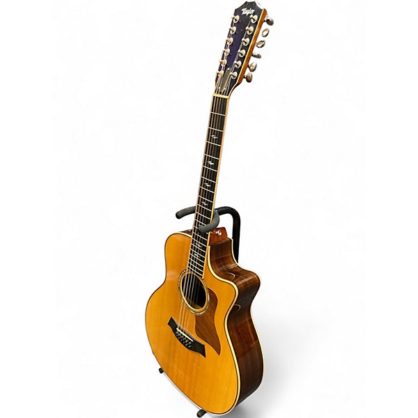 Used Taylor 856CE Natural 12 String Acoustic Electric Guitar