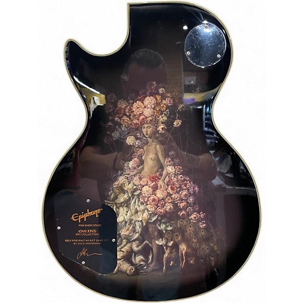 Used Epiphone LES PAUL CUSTOM ADAM JONES SIGNATURE Silverburst Solid Body Electric Guitar