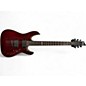 Used Schecter  DIAMOND SERIES DAMIEN SPECIAL Trans Red Solid Body Electric Guitar thumbnail
