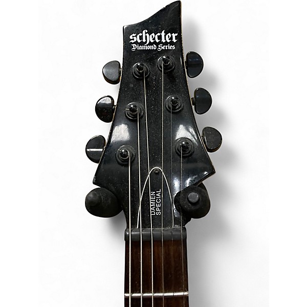 Used Schecter  DIAMOND SERIES DAMIEN SPECIAL Trans Red Solid Body Electric Guitar