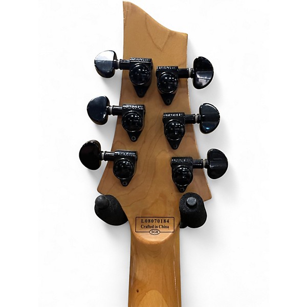 Used Schecter  DIAMOND SERIES DAMIEN SPECIAL Trans Red Solid Body Electric Guitar