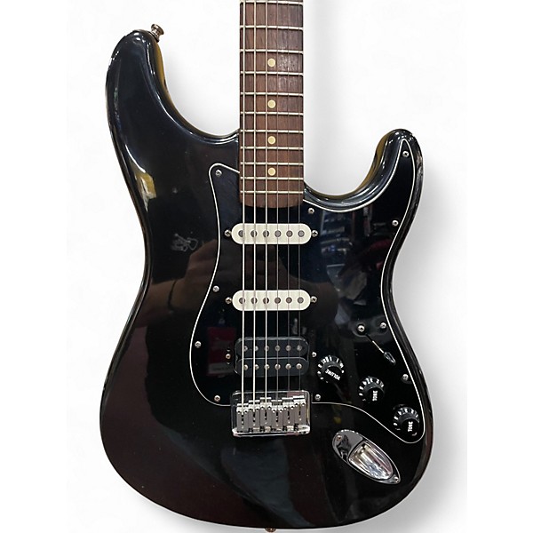 Used Fender SUBSONIC Black Solid Body Electric Guitar