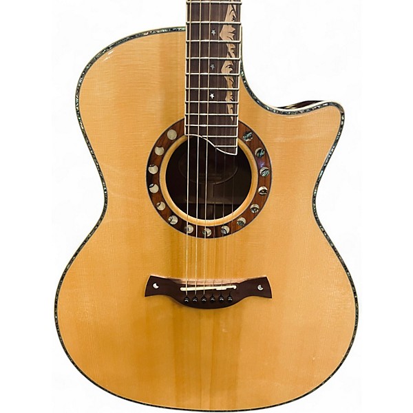Used Crafter Guitars ML ROSE Natural Acoustic Electric Guitar
