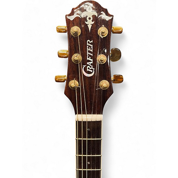 Used Crafter Guitars ML ROSE Natural Acoustic Electric Guitar