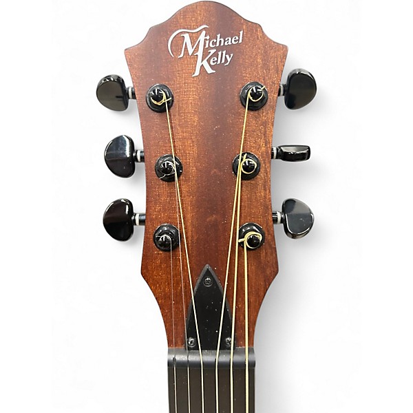 Used Michael Kelly MKFPSNASFXL Natural Acoustic Electric Guitar