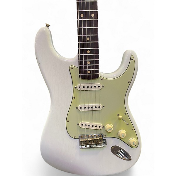 Used 2022 Fender willcutt true '62 strat jrn journeyman olympic white Solid Body Electric Guitar