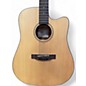 Used Donner DAG1C Natural Acoustic Guitar