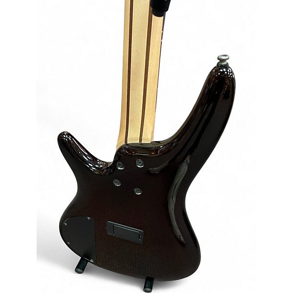 Used Ibanez SR4000E Trans Orange Electric Bass Guitar